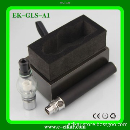 glass dome vaporizer starterkit dry herb/wax atomizer glass dome vapor